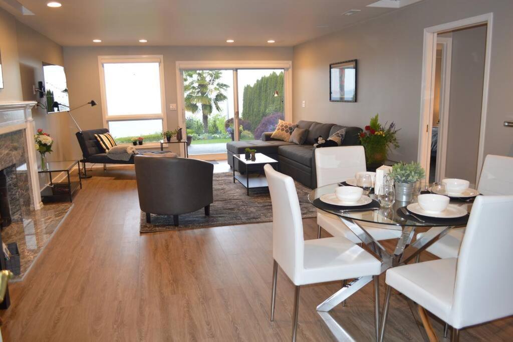 1-Bedroom Seaview Guesthouse On Seattle Luxury Estate With Views Of Olympic Mountains Exteriér fotografie